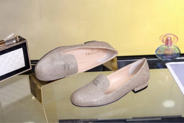 CHANEL Shallow mouth flat shoes Women--038